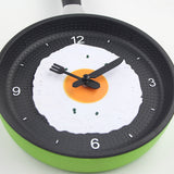 FryTime Spiegelei-Pfannen-Wanduhr | Stummuhr | Einfache Wanduhr | Kreatives Design für Küche & Zuhause