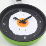 FryTime Spiegelei-Pfannen-Wanduhr | Stummuhr | Einfache Wanduhr | Kreatives Design für Küche & Zuhause