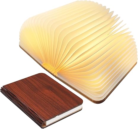 MagicBook LED Buchlampe | Faltbar | Stimmungslicht | Kabellose Beleuchtung | Deko für Zuhause