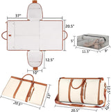 PackMate Faltbare Reisetasche | Leicht, Geräumig & Vielseitig | Perfekt für Reisen & Alltag | In Schwarz, Beige & Rosa erhältlich