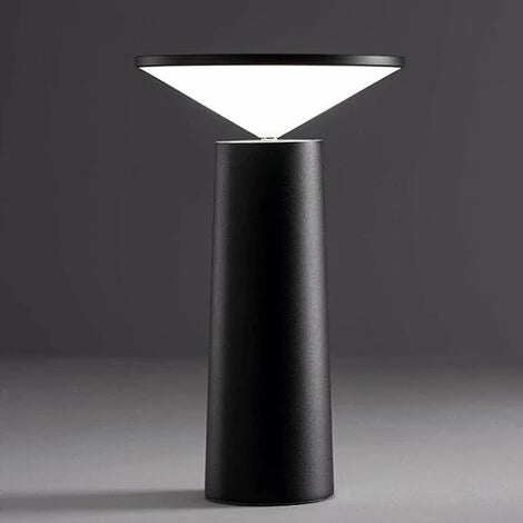 FlexiBright LED Tischlampe für draußen | Einstellbarer Arm | Drehbarer Kopf | Modernes Design | Kabellose Beleuchtung