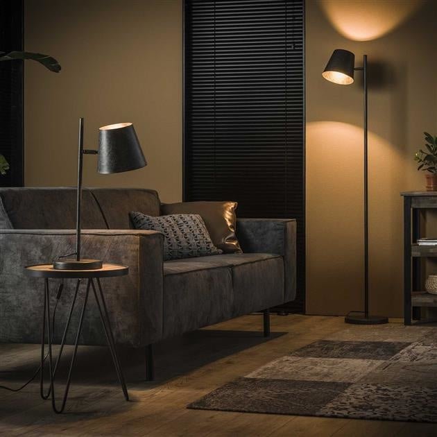 ModernEdge Anthrazit Tischlampe | Zeitloses und Modernes Design | Perfekt für Wohn- & Schlafzimmer | Stilvolle Beleuchtung