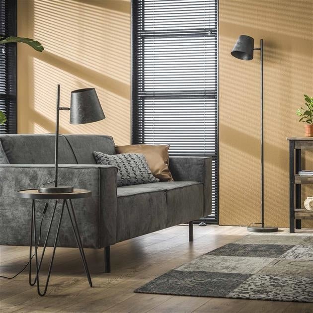 ModernEdge Anthrazit Tischlampe | Zeitloses und Modernes Design | Perfekt für Wohn- & Schlafzimmer | Stilvolle Beleuchtung