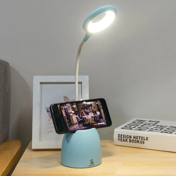 FlexiBeam Biegbares LED Schreibtischlampe | Verstellbar | Augenschonend | Perfektes Licht für Arbeiten & Lernen