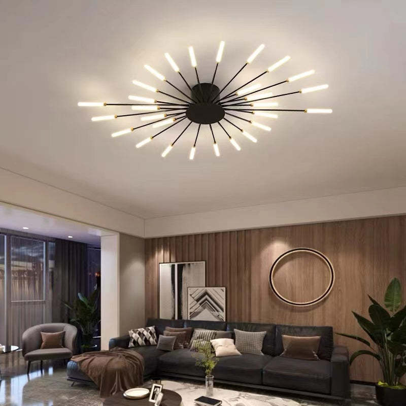 StarBurst Feuerwerk Deckenleuchte | Moderne LED Pendelleuchte | Stimmungsvolles Dekolicht für Zuhause