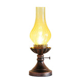 LuxeKeros Vintage Tischlampe | Antikes Design | Kerosin-Optik | Deko & Licht