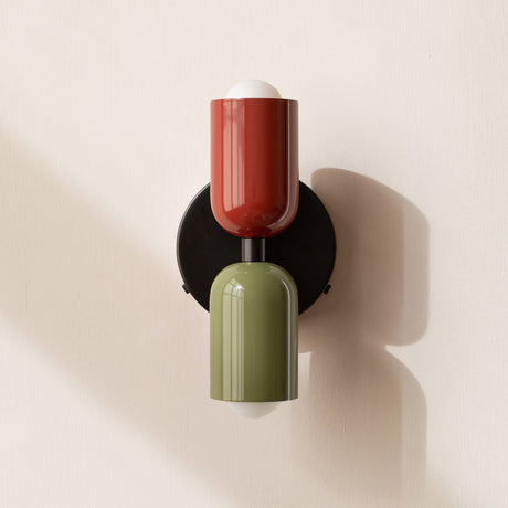 RetroTwine Doppelkopf Wandleuchte | Vintage Design | Kreative Home Deco Beleuchtung