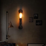 RustikLume Industrial Wandleuchte | Retro-Design | Pipe-Style Lampe | Wandbeleuchtung für Zuhause