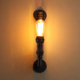 RustikLume Industrial Wandleuchte | Retro-Design | Pipe-Style Lampe | Wandbeleuchtung für Zuhause