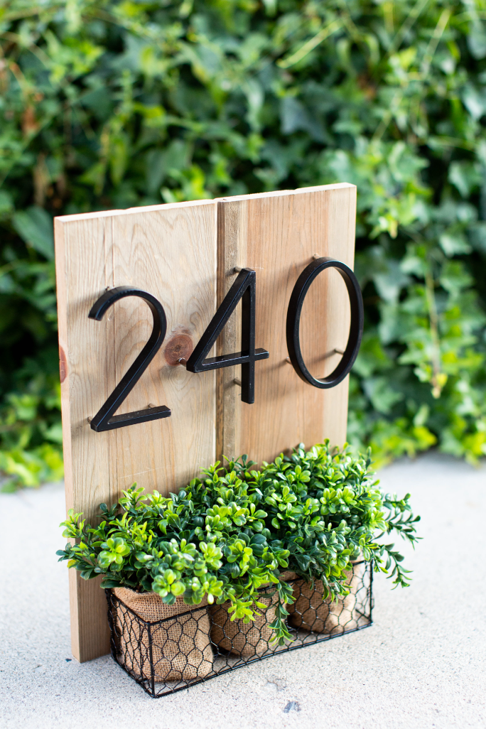 Numera Modern Hausnummern | Stilvolles Design | Wetterfest & Langlebig | Außenbereich