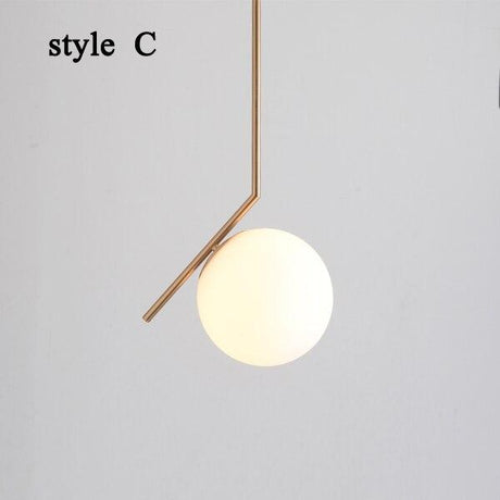 LunaHarmony Glas Pendelleuchte | Elegantes Design | Dimmbare LED | Perfekte Beleuchtung für Zuhause