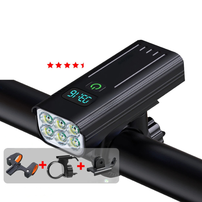 CycleGlow LED Fahrradlicht | Wiederaufladbare Fahrradbeleuchtung | Sicher & Wasserdicht für Tag & Nacht