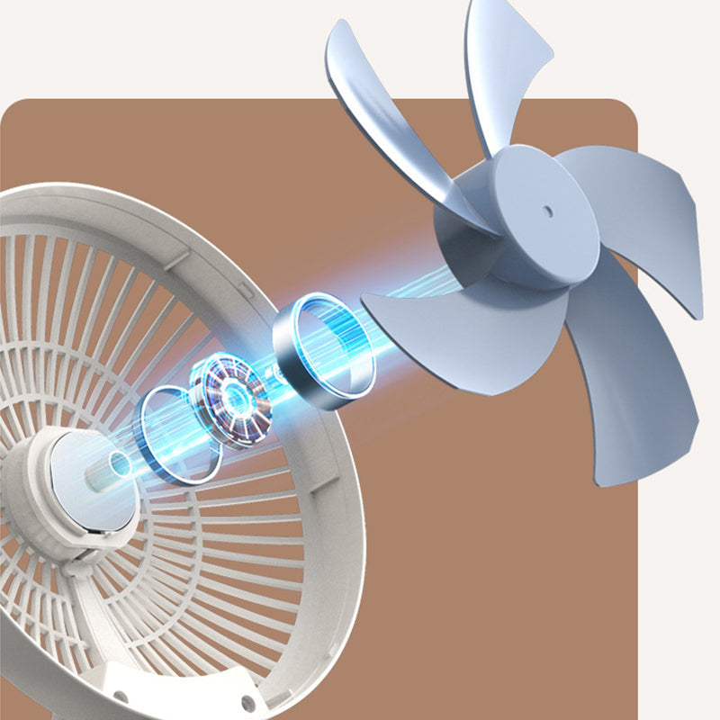 BreezeMate Mini-USB Ventilator | Tragbar & Wiederaufladbar | Verstellbar | Wand- & Desktopnutzung