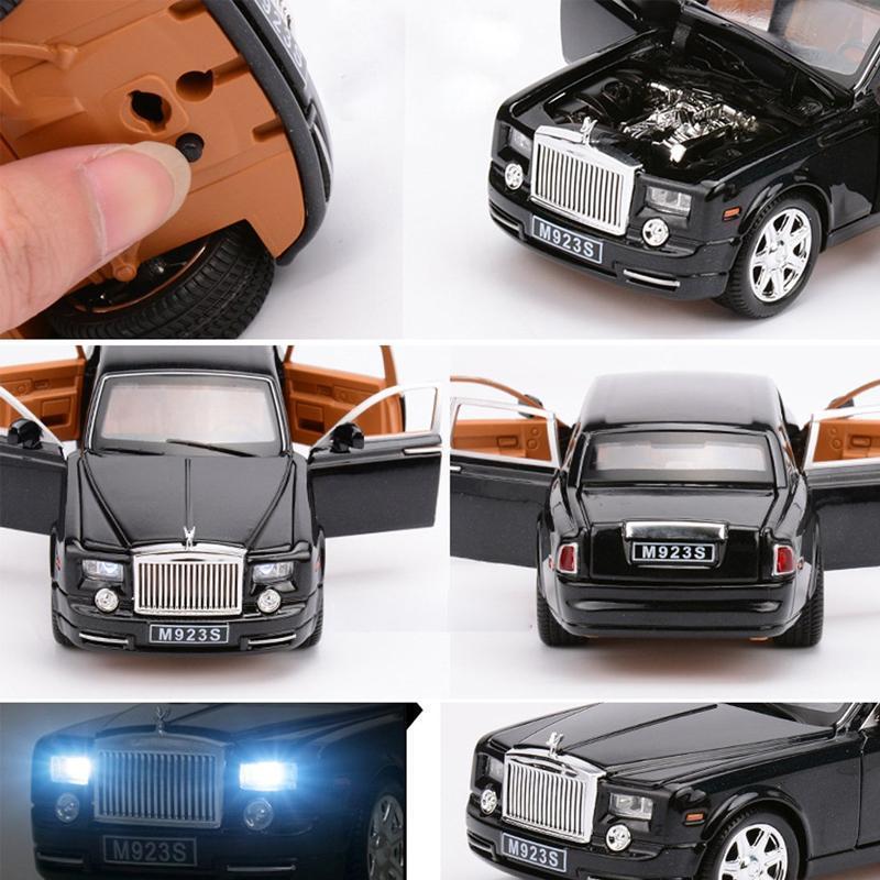 PhantomDrive Luxus-Automodell | Rolls-Royce Phantom Replik aus Legierung | Sammlerstück in Schwarz oder Rot