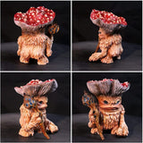 MystiMushroom Zauberer-Pilz-Ornamente | Dekoration aus Harz | Garten & Wohnbereich | Magische Akzente