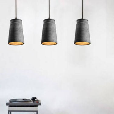 Cemantica Geometrische Pendelleuchte | Industrial Design | Betonoptik | Minimalistische Beleuchtung