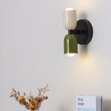 RetroTwine Doppelkopf Wandleuchte | Vintage Design | Kreative Home Deco Beleuchtung
