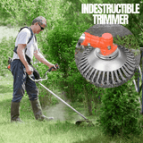 SteelBrush Stahldraht Rasentrimmerkopf | Unkrautbeseitigung | Langlebig & Effizient
