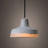 CemLux Industrial Design Pendelleuchte aus Zement | Minimalistischer Grauer Schirm | E27 Fassung | Perfekt für Esszimmer, Wohnzimmer oder Arbeitsbereiche