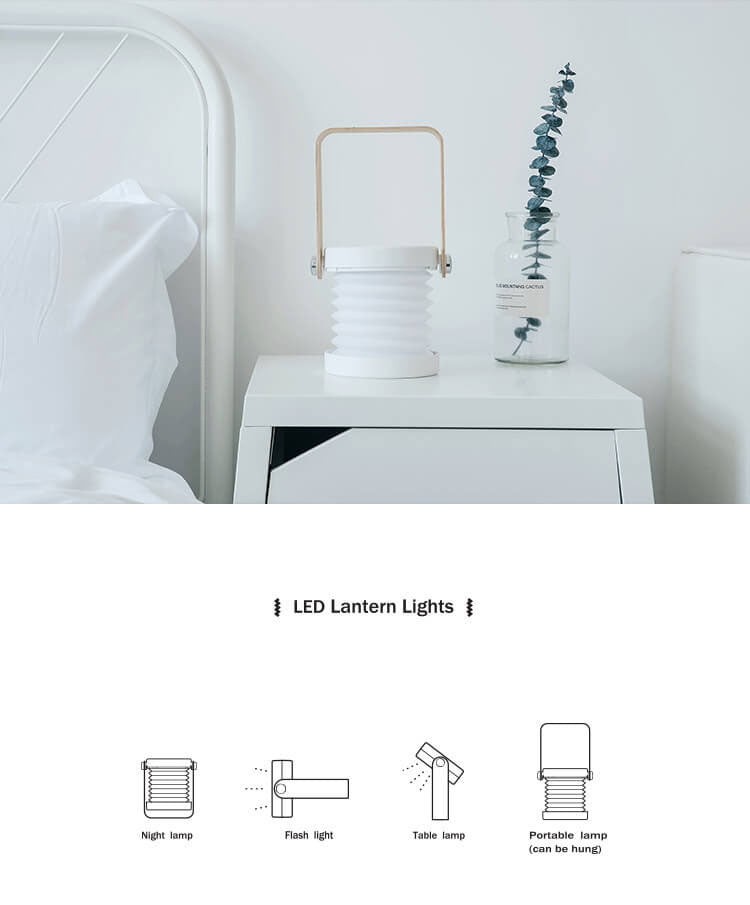 LumoFold Laternenlampe | Faltbare & Tragbare LED-Tischlampe | Nachtlicht & Dekoration | Kreatives Design