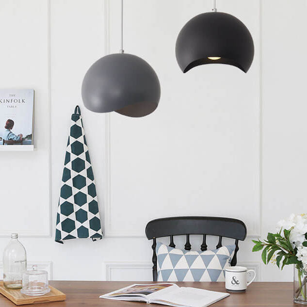 LumiMacaron Modernes Design Pendelleuchte | Farbiges Metall | 1-flammig | Stilvolle Beleuchtung | Deko für Zuhause