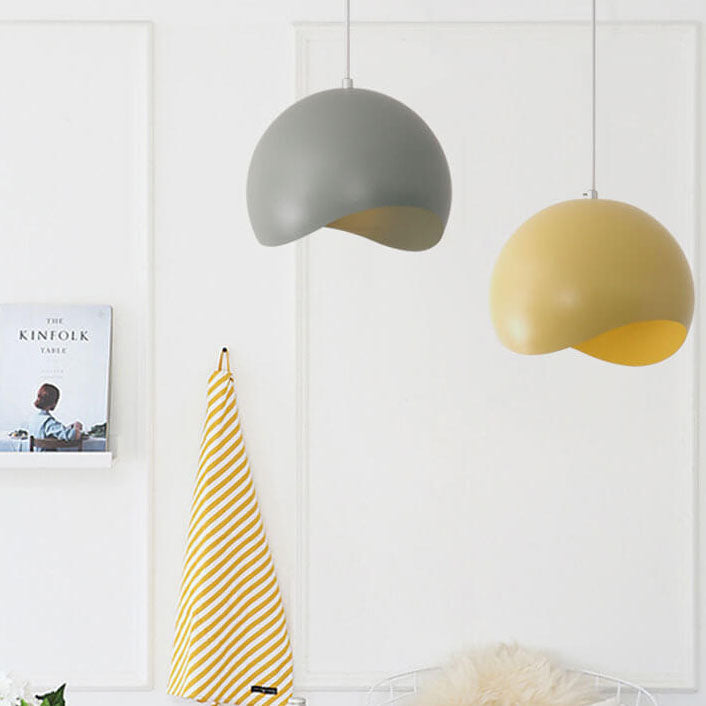 LumiMacaron Modernes Design Pendelleuchte | Farbiges Metall | 1-flammig | Stilvolle Beleuchtung | Deko für Zuhause