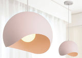 LumiMacaron Modernes Design Pendelleuchte | Farbiges Metall | 1-flammig | Stilvolle Beleuchtung | Deko für Zuhause