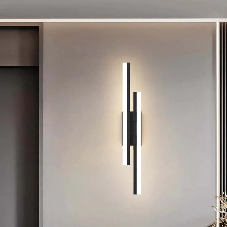 LumiStrip Moderne LED Wandlampe | Minimalistisches Design | Längliches Streifenlicht | Dimmbar & Energieeffizient
