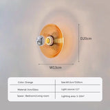 LustroVintage LED Glas-Wandleuchter | Elegantes Retro-Design | Energieeffizient | Perfekte Deko für Wohnzimmer & Flur