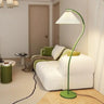 LumoSilk Moderne LED-Stoff-Stehleuchte | Stilvolle Beleuchtung | Dimmbar | Dekoratives Design für Wohnzimmer