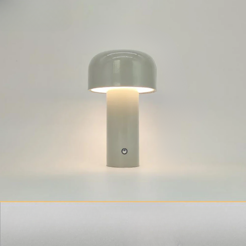 PowerMush Wiederaufladbare LED Pilzlampe | Stimmungslicht | Kabellose Tischlampe für Zuhause