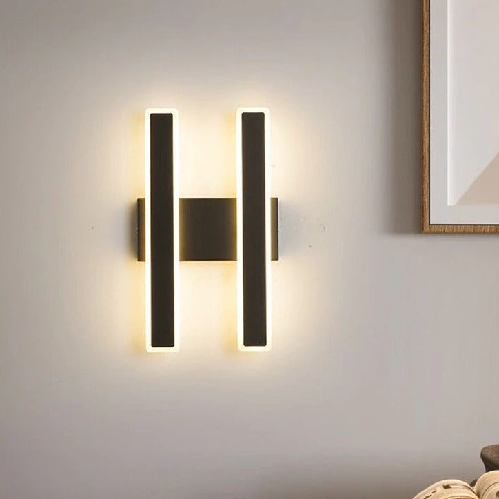 LumiStrip Moderne LED Wandlampe | Minimalistisches Design | Längliches Streifenlicht | Dimmbar & Energieeffizient