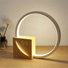 LumaVibe Touch-Nachttischlampe & Wecker | LED-Licht für modernes Wohnambiente