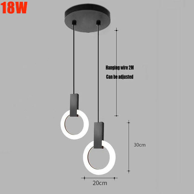 PolarLume Ring LED Pendelleuchte | Modernes Design | Energieeffizient | Dimmbar