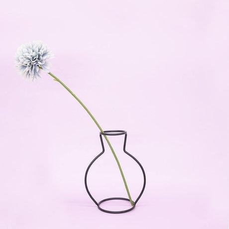 LineElegance Moderner Eisen-Vasenhalter | Minimalistisches Design | Perfekte Dekoration