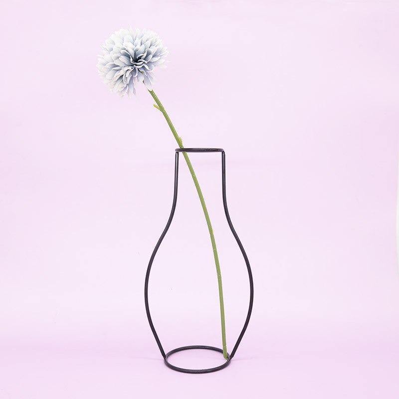 LineElegance Moderner Eisen-Vasenhalter | Minimalistisches Design | Perfekte Dekoration