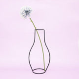 LineElegance Moderner Eisen-Vasenhalter | Minimalistisches Design | Perfekte Dekoration