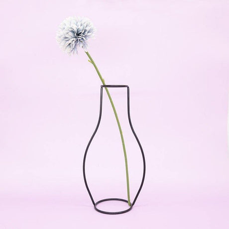 LineElegance Moderner Eisen-Vasenhalter | Minimalistisches Design | Perfekte Dekoration