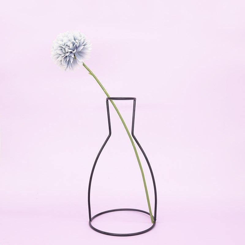 LineElegance Moderner Eisen-Vasenhalter | Minimalistisches Design | Perfekte Dekoration
