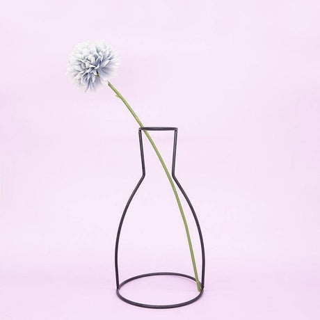 LineElegance Moderner Eisen-Vasenhalter | Minimalistisches Design | Perfekte Dekoration