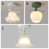 FleurTiffany Französische Tiffany-Deckenleuchte | Blumenmuster | Elegantes Jugendstil-Design für Ihr Zuhause
