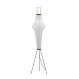SereniLum Reispapier Stehlampe | Minimalistisches Design | Warmweißes LED-Licht | Nachhaltige Deko für Zuhause