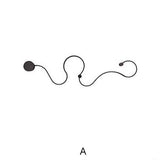 Serpenta Moderne LED Wandlampe | Aluminium | Geschwungenes Design | Dimmbar | Stilvolle Beleuchtung