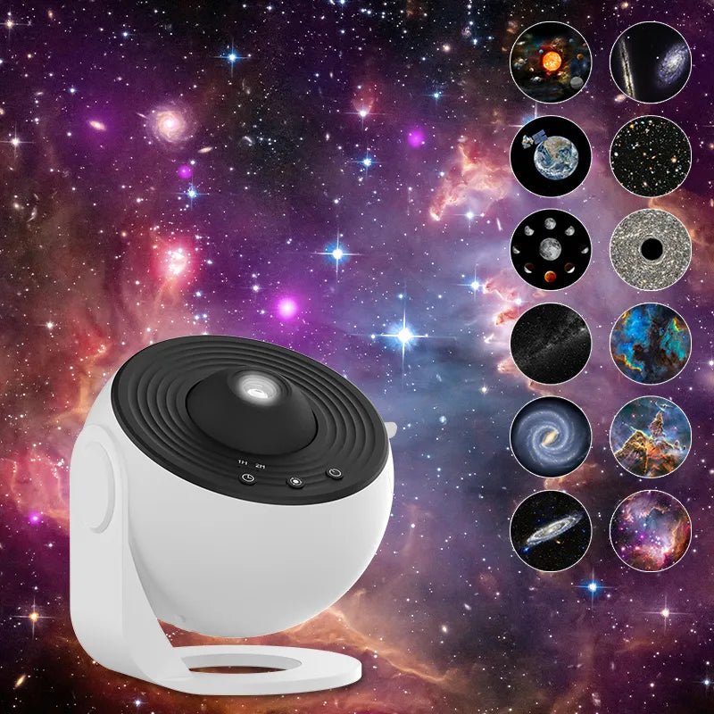 CosmoLite 12-in-1 Sternenhimmel Projektor | Planetarium für Zuhause | Nachtlicht & Deko-Projektor | LED Sternen-Projektor