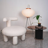 SereniLum Reispapier Stehlampe | Minimalistisches Design | Warmweißes LED-Licht | Nachhaltige Deko für Zuhause
