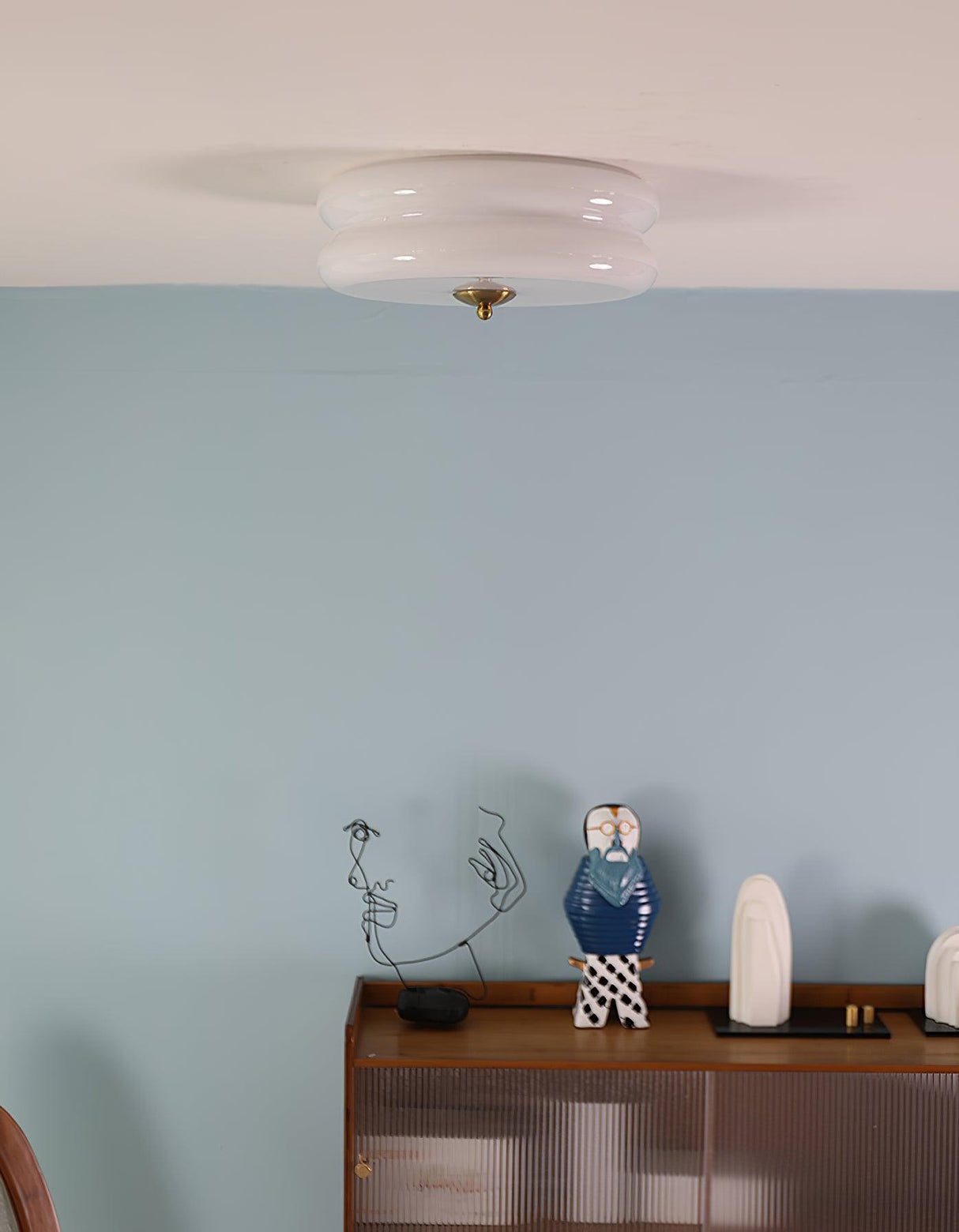LumiChic Art Deco Vintage-Deckenleuchte | Elegante Retro-Beleuchtung | Dekoratives Highlight für Ihr Zuhause