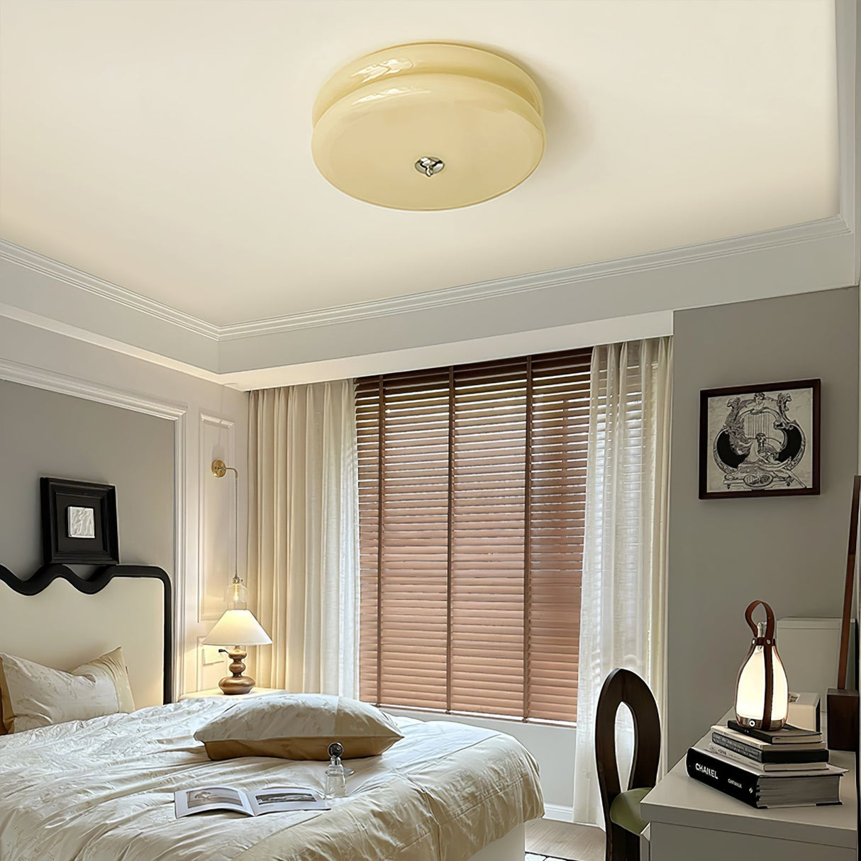 LumiChic Art Deco Vintage-Deckenleuchte | Elegante Retro-Beleuchtung | Dekoratives Highlight für Ihr Zuhause