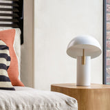 LumoAvo LED Tischlampe | Modernes Design | Kabellos | Stimmungslicht & Leselampe | Elegantes Wohndekor