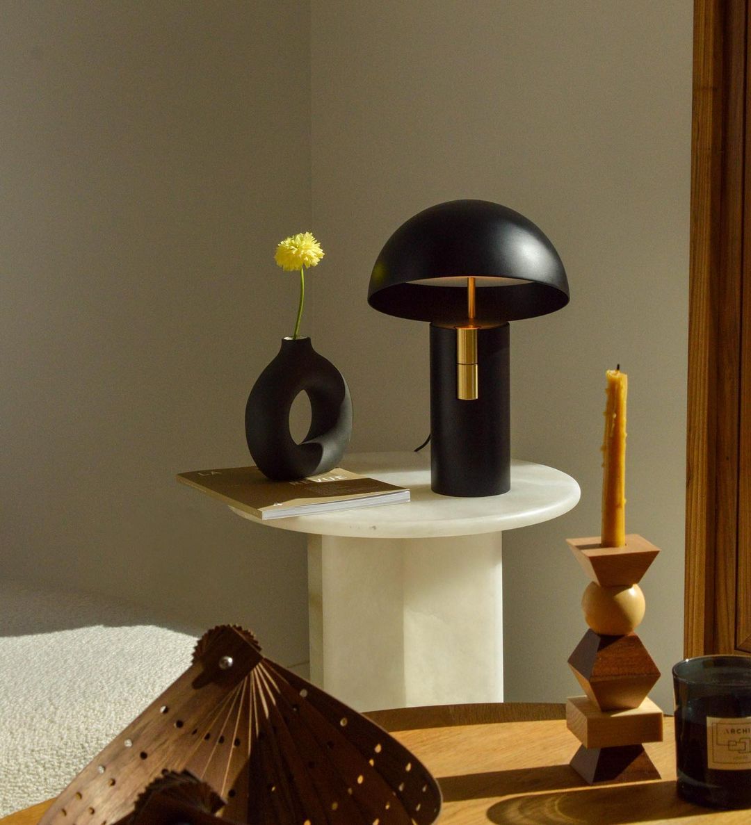 LumoAvo LED Tischlampe | Modernes Design | Kabellos | Stimmungslicht & Leselampe | Elegantes Wohndekor