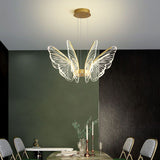 LumaPapillon Pendelleuchte | Schmetterlingsdesign | LED Dimmbar | Aluminium & Acryl | Modern für Wohnzimmer